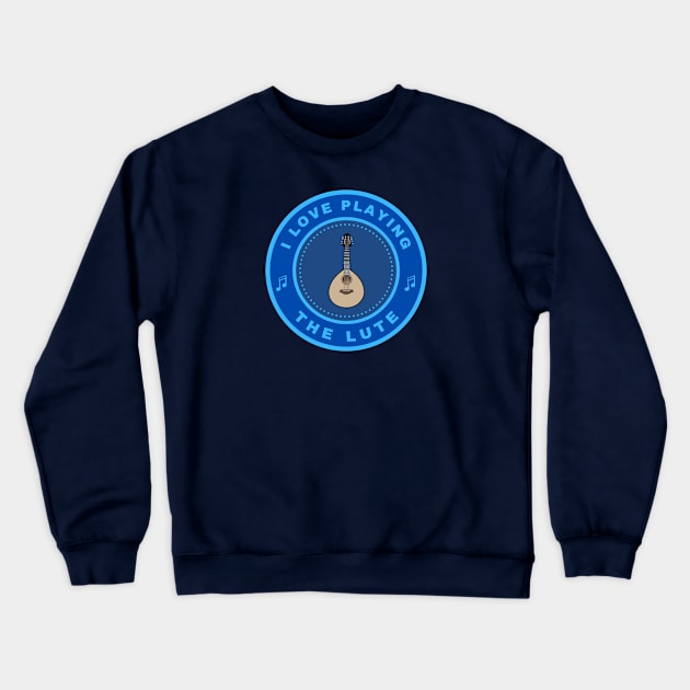 I love playing the Lute Crewneck Sweatshirt by InspiredCreative